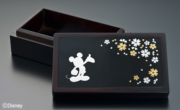 中嶋象嵌の京都伝統工芸シリーズ「Disneyミッキーと桜」